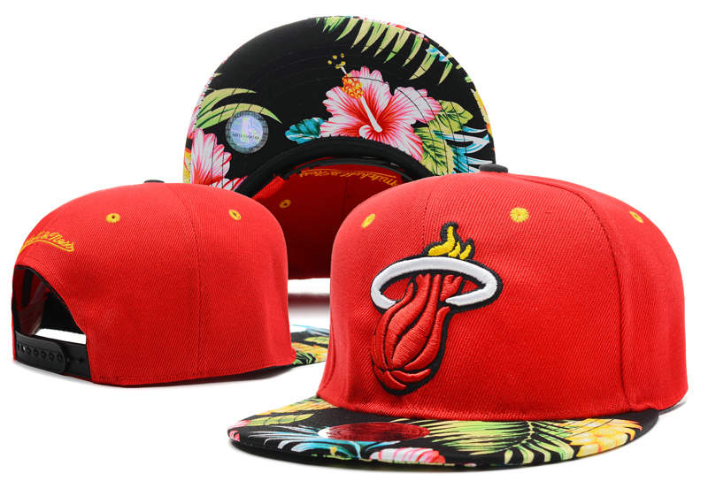 Miami Heat Snapback Hat DF 0721